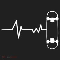 Skateboard Heartbeat Pulse Women's Sweatshirt thumb 2