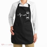 Skateboard Heartbeat Pulse Apron thumb 2
