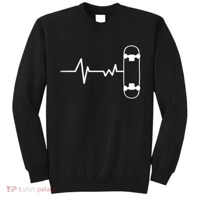 Skateboard Heartbeat Pulse Sweatshirt