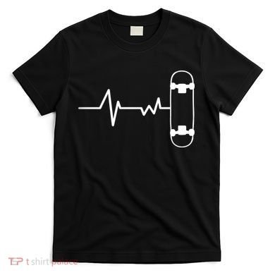 Skateboard Heartbeat Pulse T-Shirt