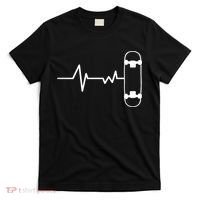Skateboard Heartbeat Pulse T-Shirt thumb 0