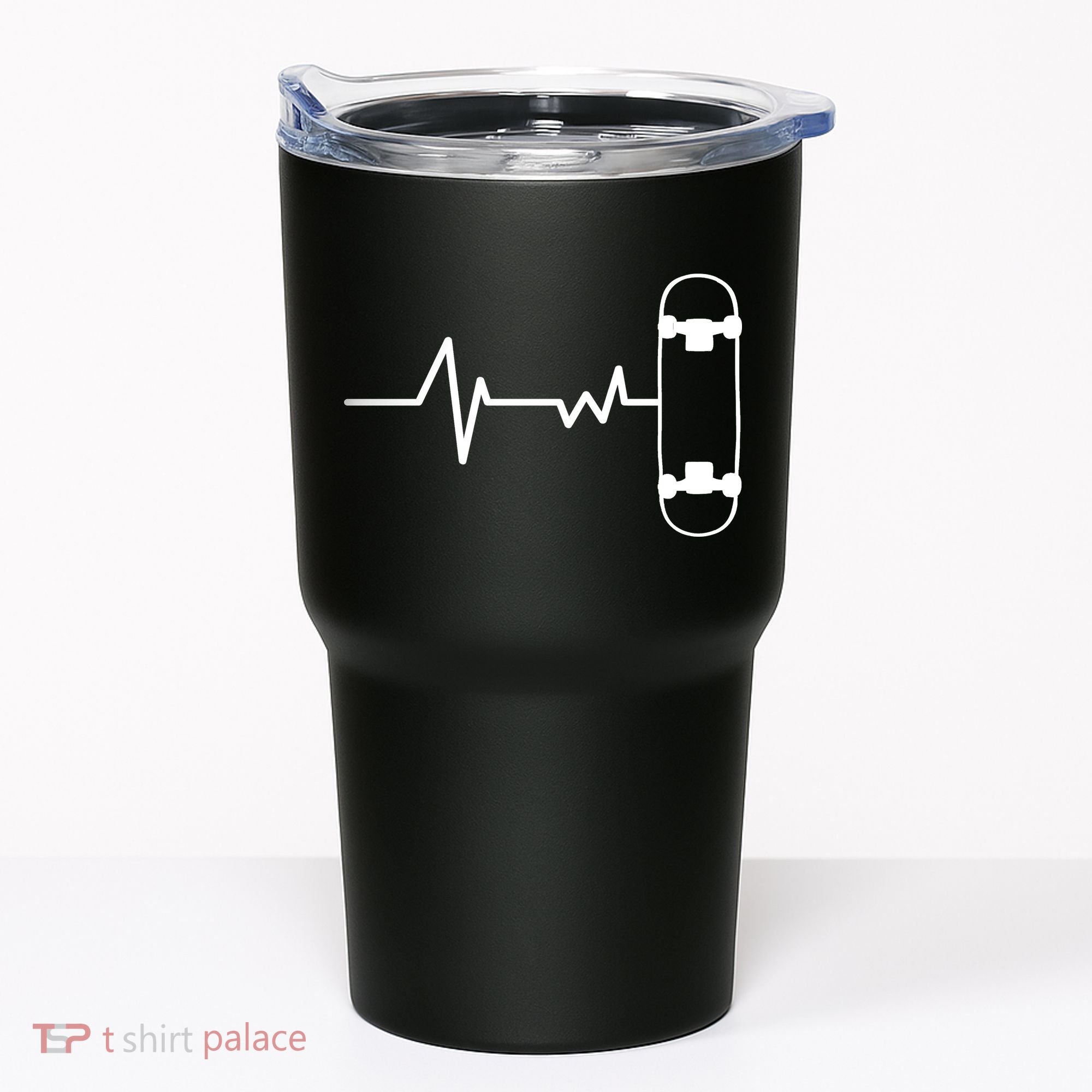 Skateboard Heartbeat Pulse Tumbler
