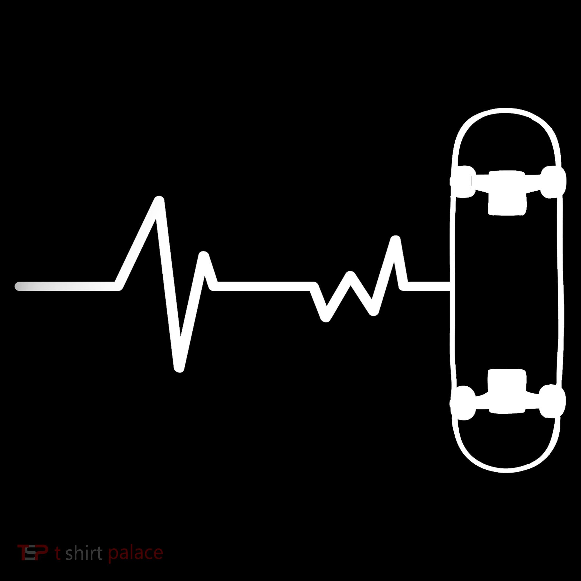 Skateboard Heartbeat Pulse Mousepad
