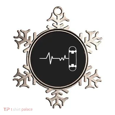 Skateboard Heartbeat Pulse Ornament