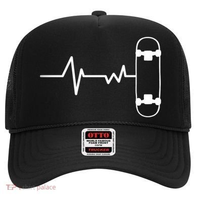 Skateboard Heartbeat Pulse Hat