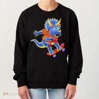 Skateboard Triceratops Women's Sweatshirt thumb 0