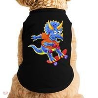 Skateboard Triceratops Doggie Tank thumb 0