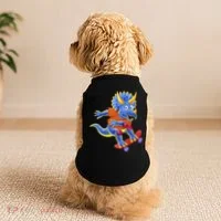 Skateboard Triceratops Doggie Tank thumb 2