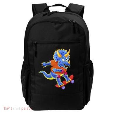 Skateboard Triceratops Backpack