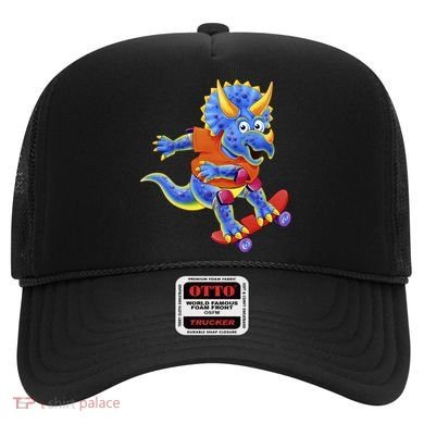 Skateboard Triceratops Hat
