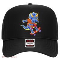Skateboard Triceratops Hat thumb 0