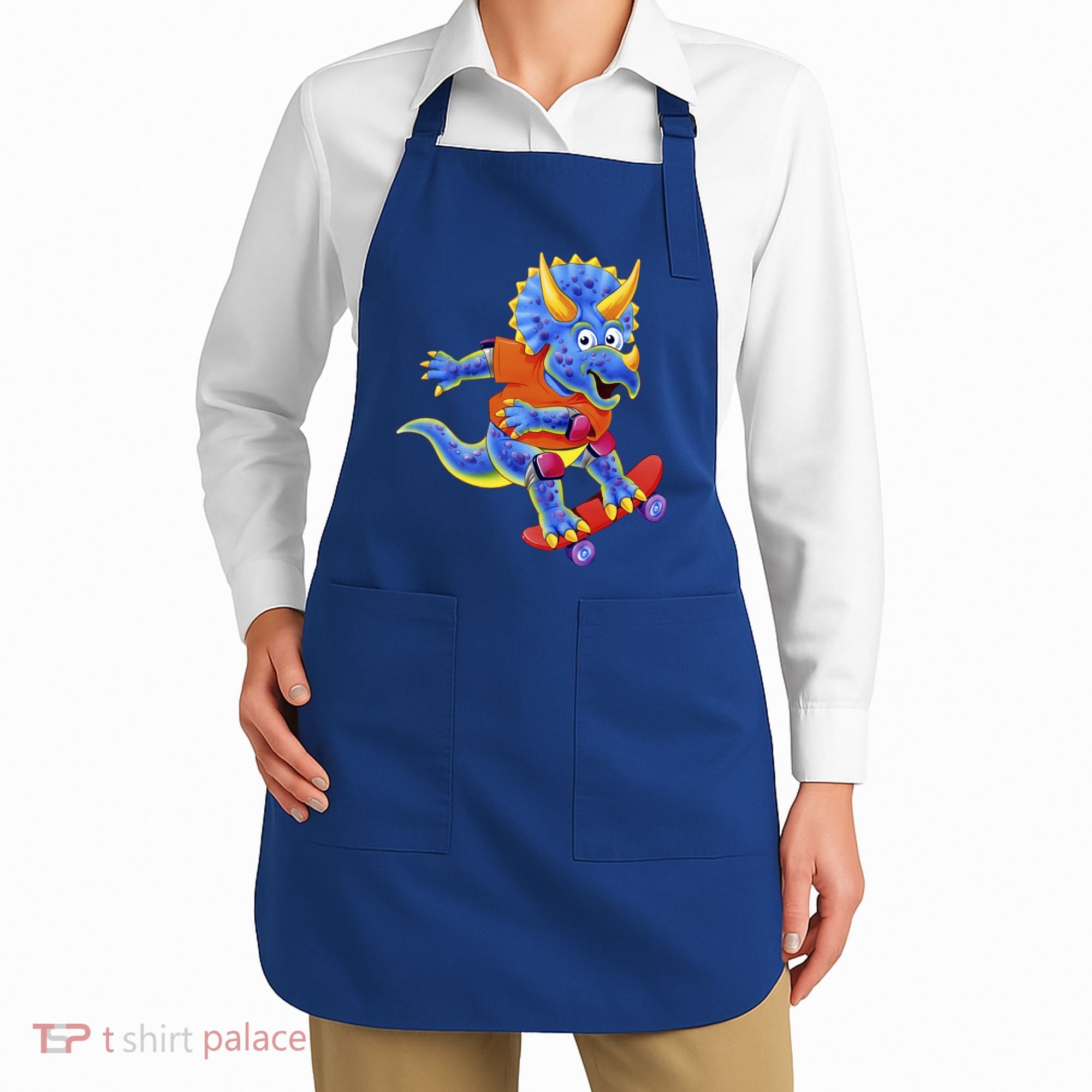 Skateboard Triceratops Apron