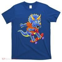 Skateboard Triceratops T-Shirt thumb 0