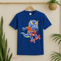 Skateboard Triceratops T-Shirt thumb 2