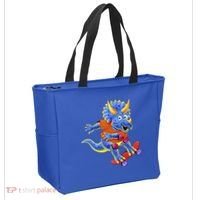 Skateboard Triceratops Tote Bag thumb 2