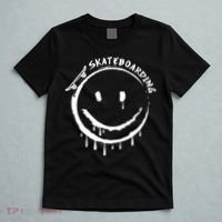 Skateboarding Graffiti Smile Face T-Shirt thumb 5