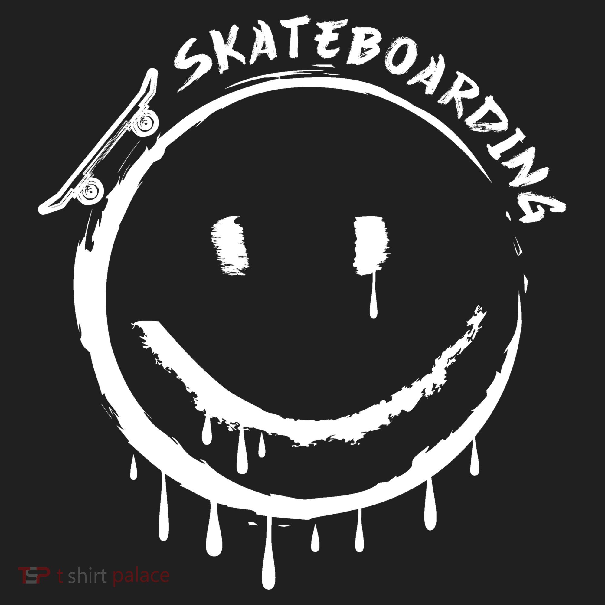 Skateboarding Graffiti Smile Face Beanie