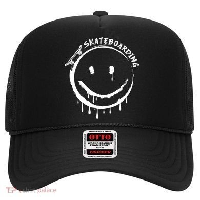 Skateboarding Graffiti Smile Face Hat