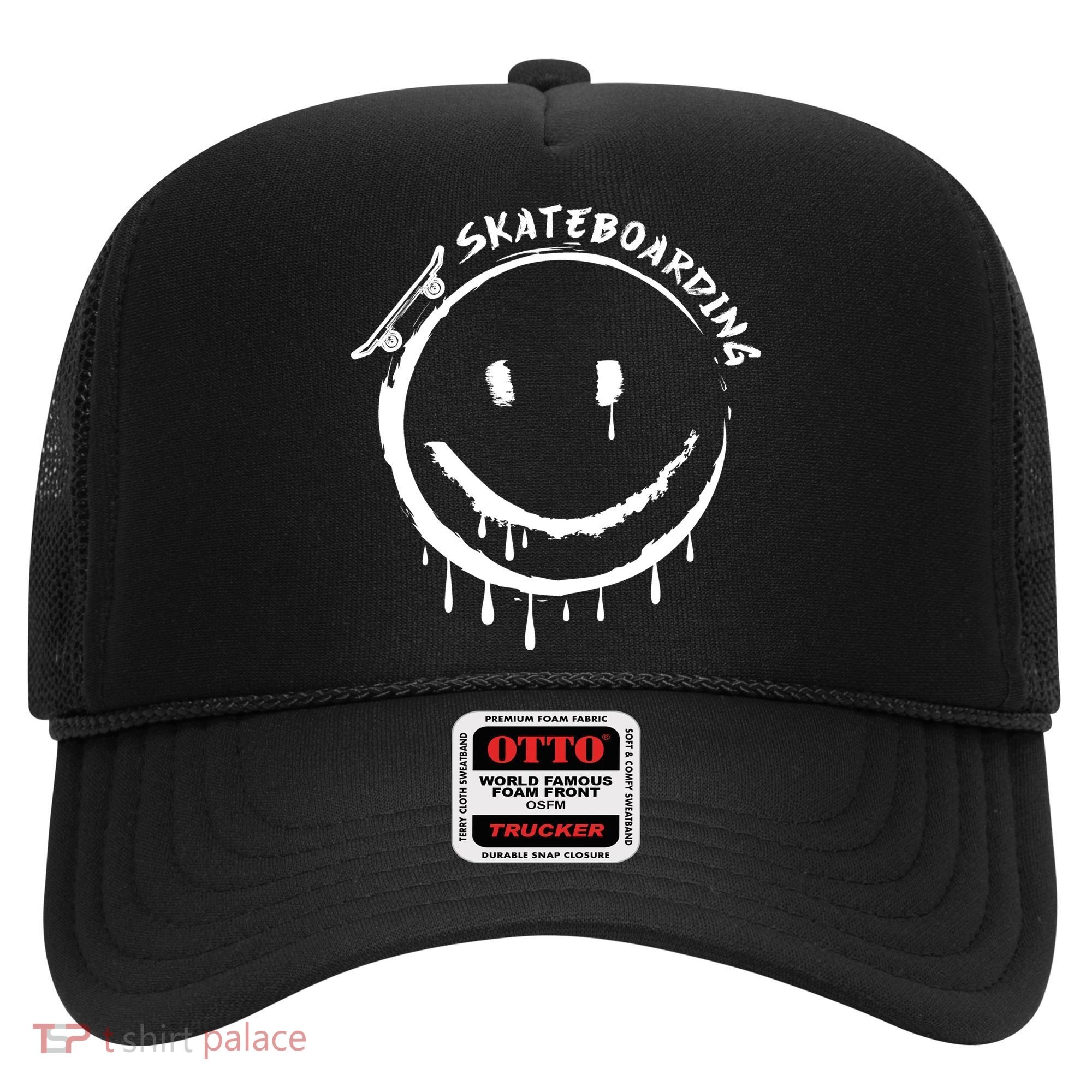 Skateboarding Graffiti Smile Face Hat