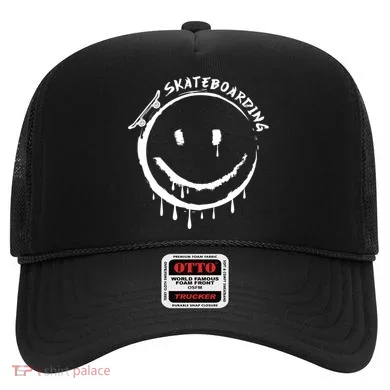 Skateboarding Graffiti Smile Face Hat