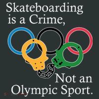 Skateboarding Is A Crime Not An Olympic Sport Hoodie thumb 2