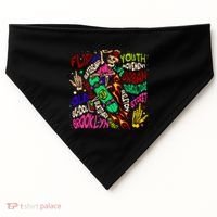 Skateboarding Skeleton Dude USA-Made Doggie Bandana thumb 0