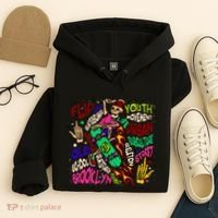 Skateboarding Skeleton Dude Hoodie thumb 4