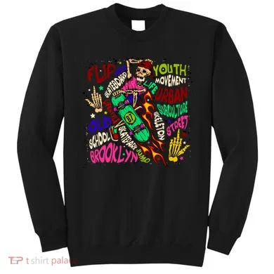 Skateboarding Skeleton Dude Sweatshirt