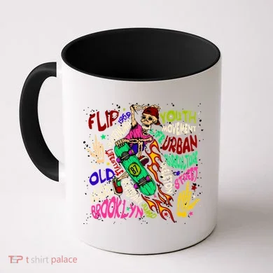 Skateboarding Skeleton Dude Coffee Mug