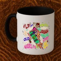 Skateboarding Skeleton Dude Coffee Mug thumb 2