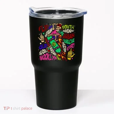 Skateboarding Skeleton Dude Tumbler