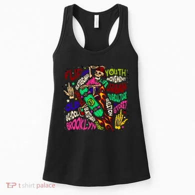 Skateboarding Skeleton Dude Women's Tank Top