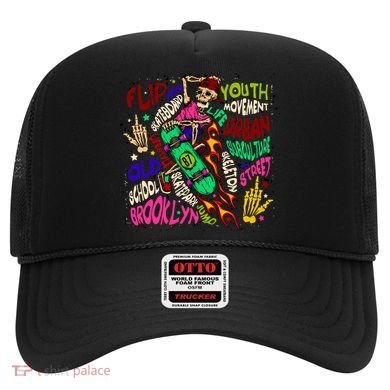 Skateboarding Skeleton Dude Hat