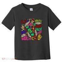 Skateboarding Skeleton Dude Toddler T-Shirt thumb 0
