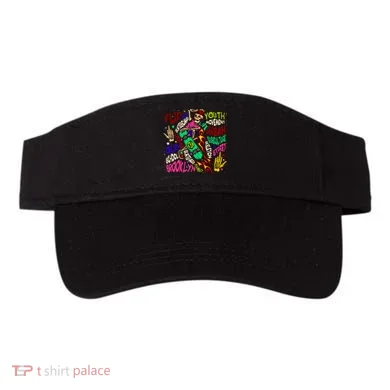 Skateboarding Skeleton Dude Visor