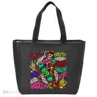 Skateboarding Skeleton Dude Tote Bag thumb 0