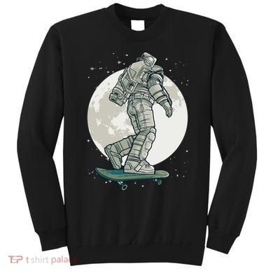 Skater Astronaut Moon Sweatshirt