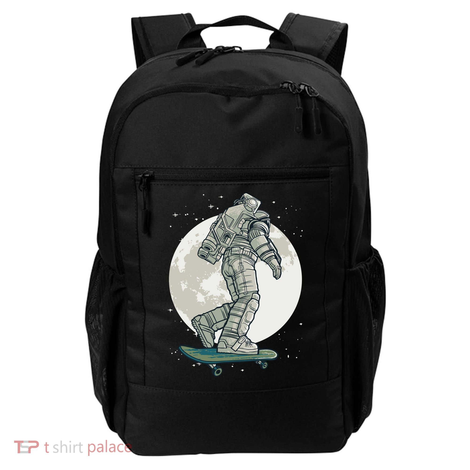 Skater Astronaut Moon Backpack