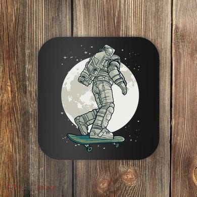 Skater Astronaut Moon Coaster