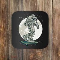 Skater Astronaut Moon Coaster thumb 0