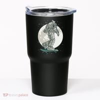Skater Astronaut Moon Tumbler thumb 0