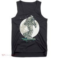 Skater Astronaut Moon Tank Top thumb 0