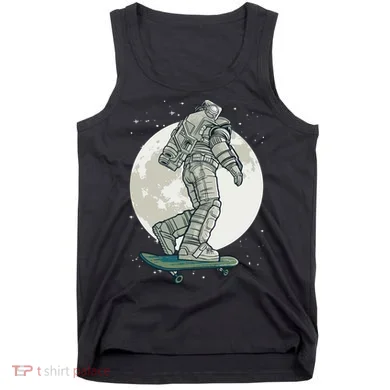 Skater Astronaut Moon Tank Top