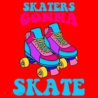 Skaters Gonna Skate Santa Hat thumb 1