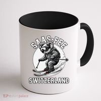 Saas-Fee Koala Bear Ski Resort Swiss Alps Skiing Coffee Mug thumb 1