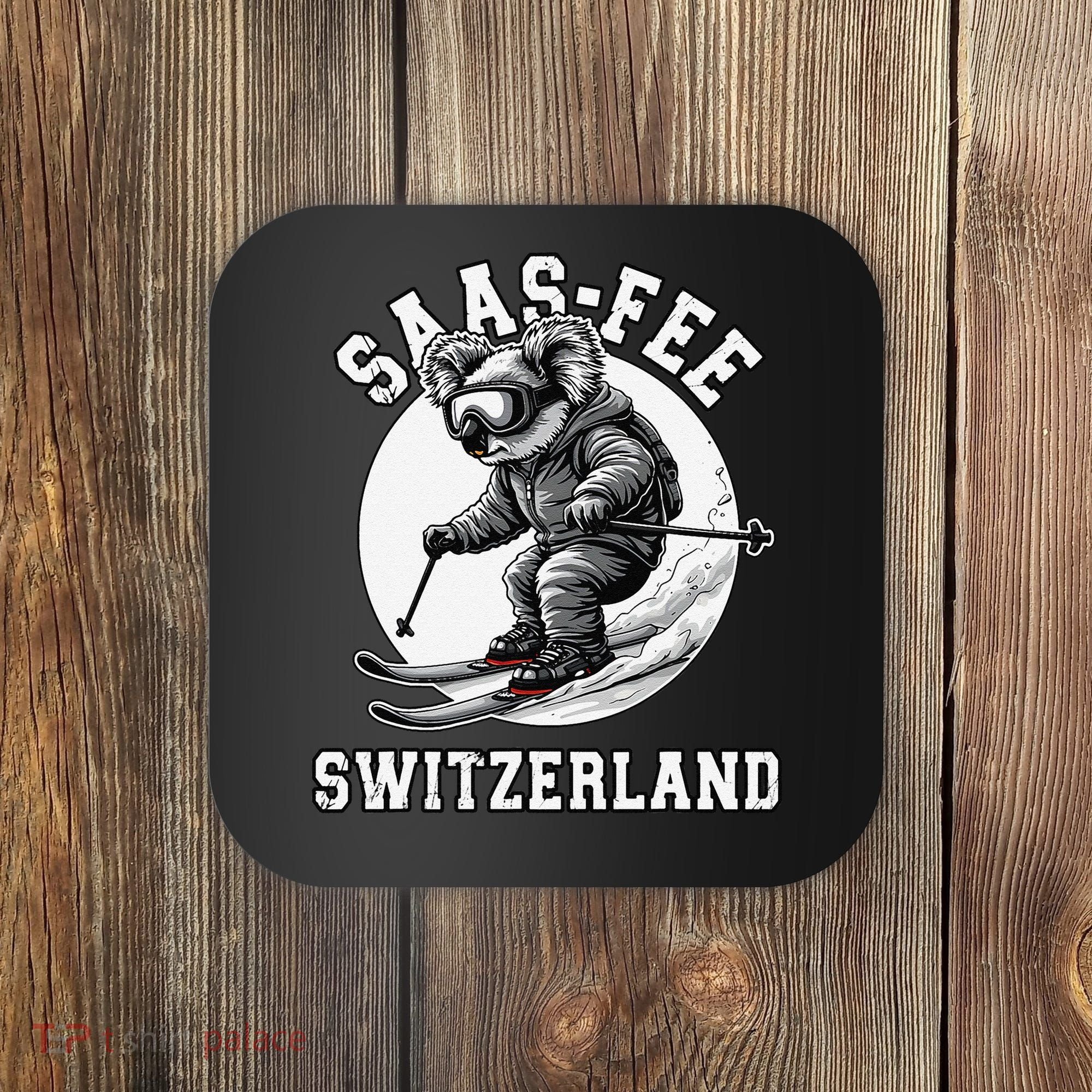 Saas-Fee Koala Bear Ski Resort Swiss Alps Skiing Coaster