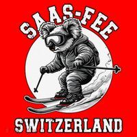 Saas-Fee Koala Bear Ski Resort Swiss Alps Skiing Santa Hat thumb 1