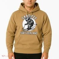 Saas-Fee Koala Bear Ski Resort Swiss Alps Skiing Hoodie thumb 2