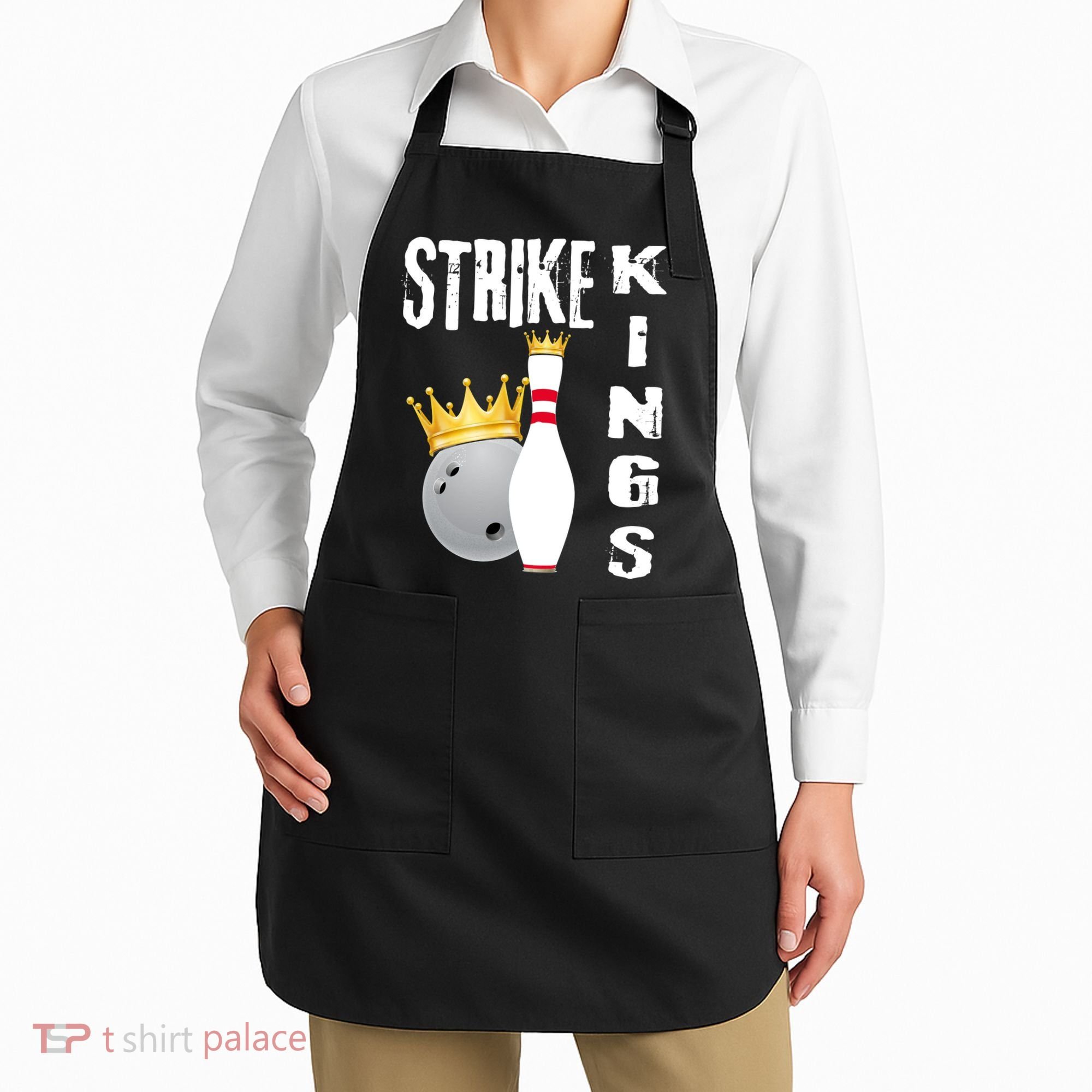 Strike Kings Bowling Logo Apron