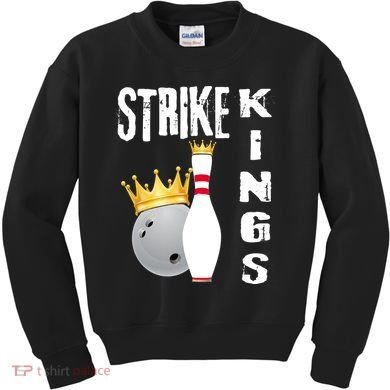 Strike Kings Bowling Logo Kids Sweatshirt